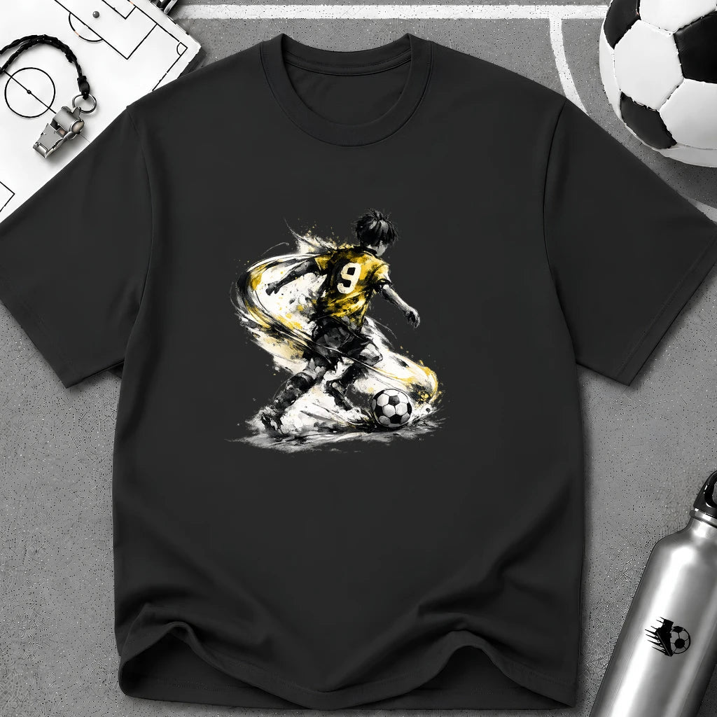 Anime Football Striker T-Shirt - soccer fan t-shirt | GoalRush Studio
