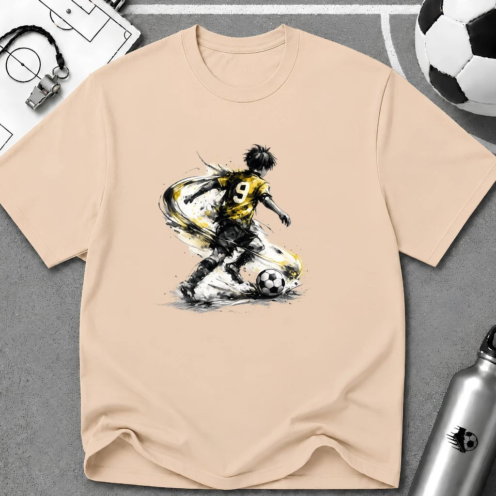 Anime Football Striker T-Shirt - soccer fan t-shirt | GoalRush Studio