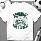 AQUARIUS - Plays Their Own System T-Shirt - soccer fan t-shirt | GoalRush Studio