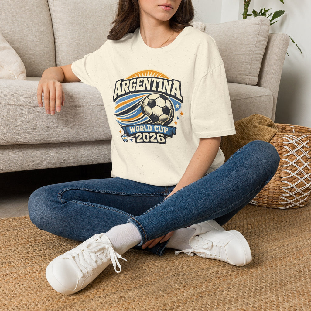 Argentina 2026 World Cup Retro T-Shirt - soccer fan t-shirt | GoalRush Studio