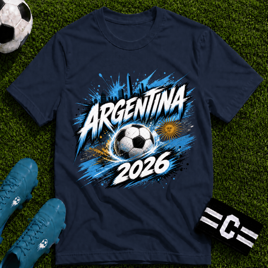 Argentina Graphic T-Shirt - soccer fan t-shirt | GoalRush Studio