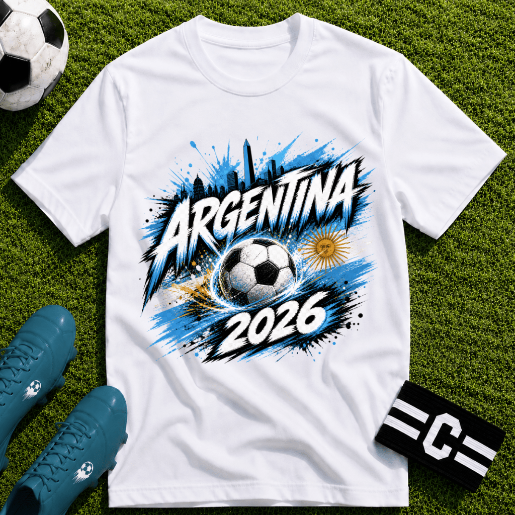 Argentina Graphic T-Shirt - soccer fan t-shirt | GoalRush Studio
