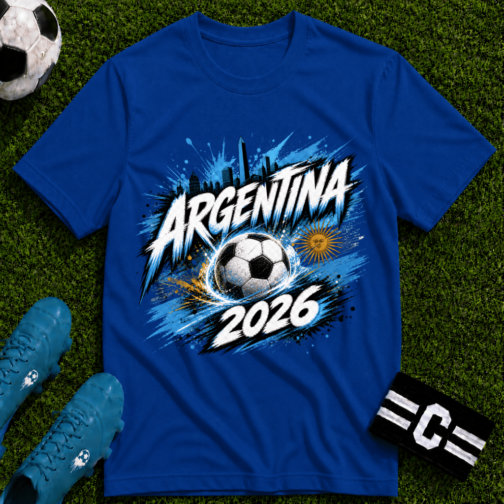Argentina Graphic T-Shirt - soccer fan t-shirt | GoalRush Studio