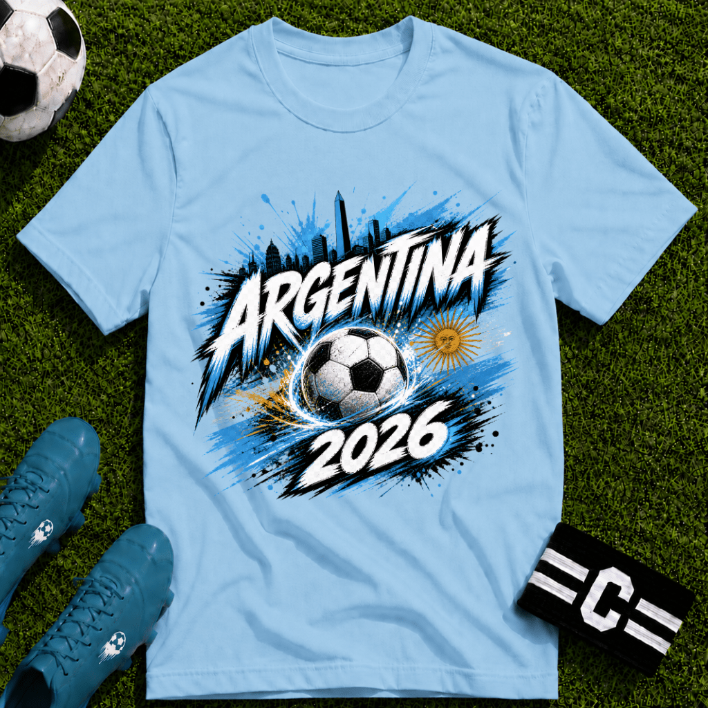 Argentina Graphic T-Shirt - soccer fan t-shirt | GoalRush Studio