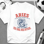 ARIES - Presses First Apologises Never T-Shirt - soccer fan t-shirt | GoalRush Studio