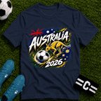 Australia 2026 World Cup Graphic T‑Shirt - soccer fan t-shirt | GoalRush Studio