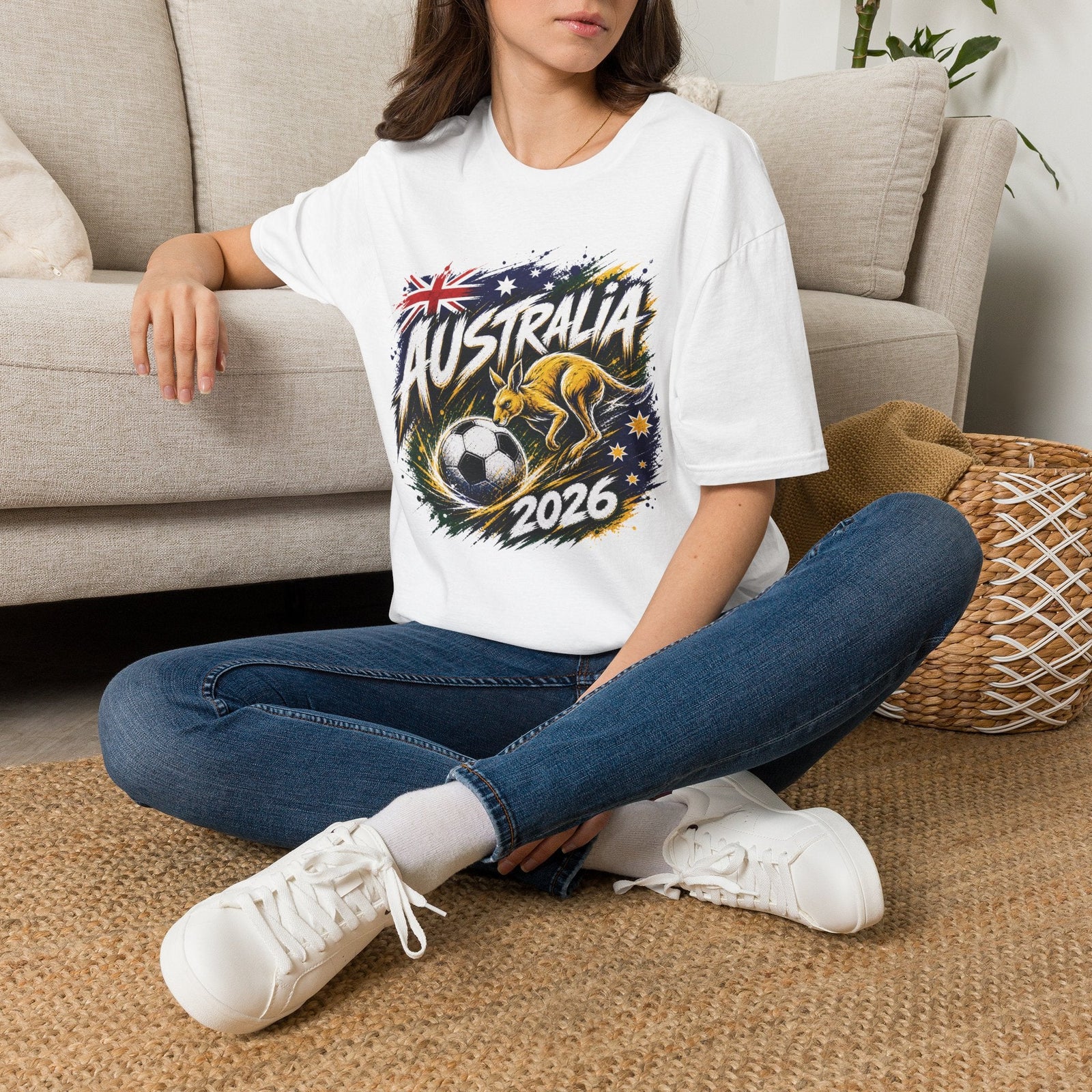 Australia 2026 World Cup Graphic T‑Shirt - soccer fan t-shirt | GoalRush Studio