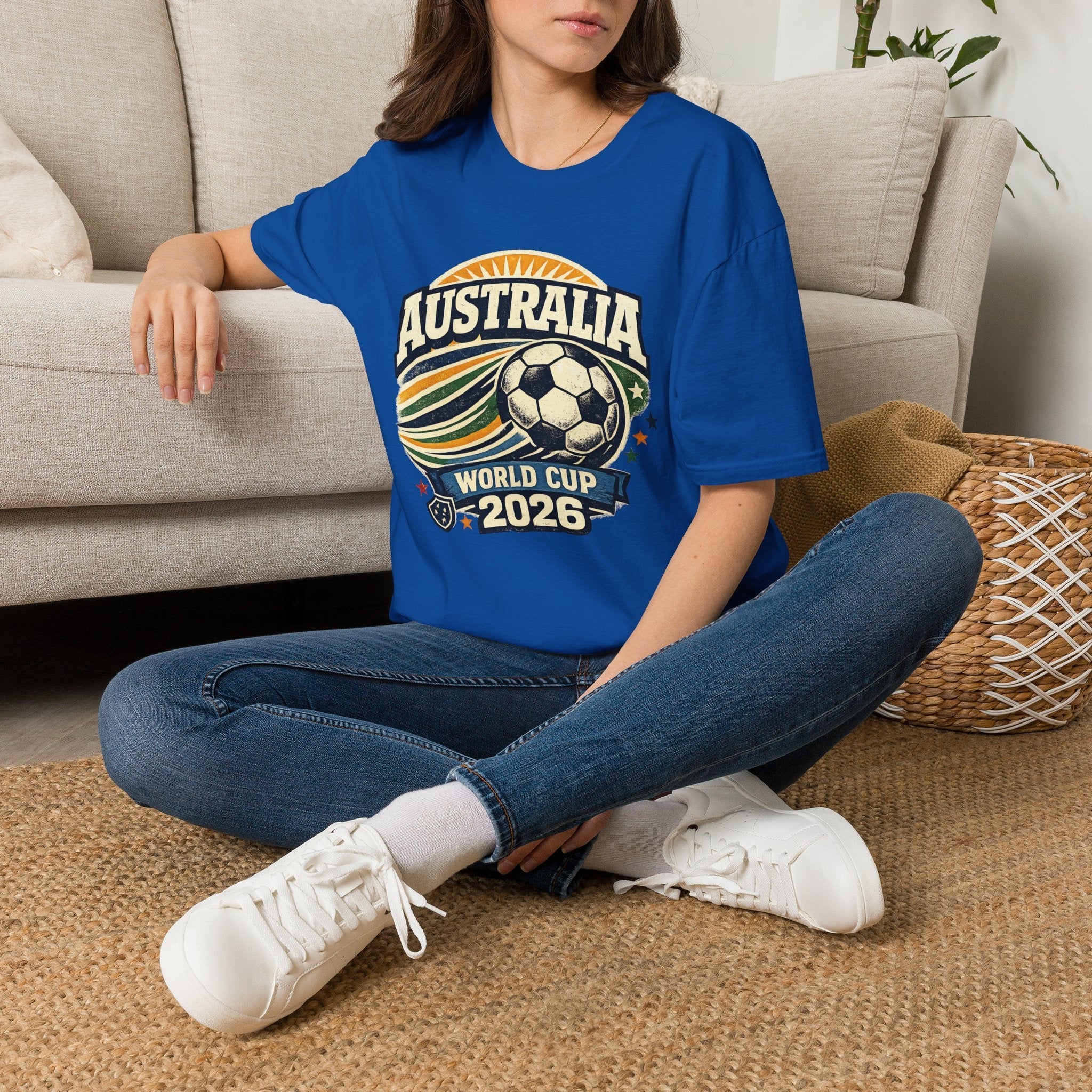 Australia 2026 World Cup Retro T-Shirt - soccer fan t-shirt | GoalRush Studio
