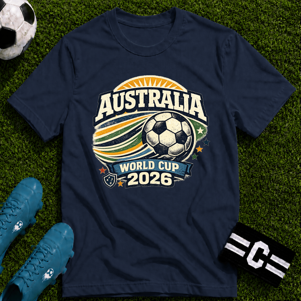 Australia 2026 World Cup RetroT-Shirt - soccer fan t-shirt | GoalRush Studio
