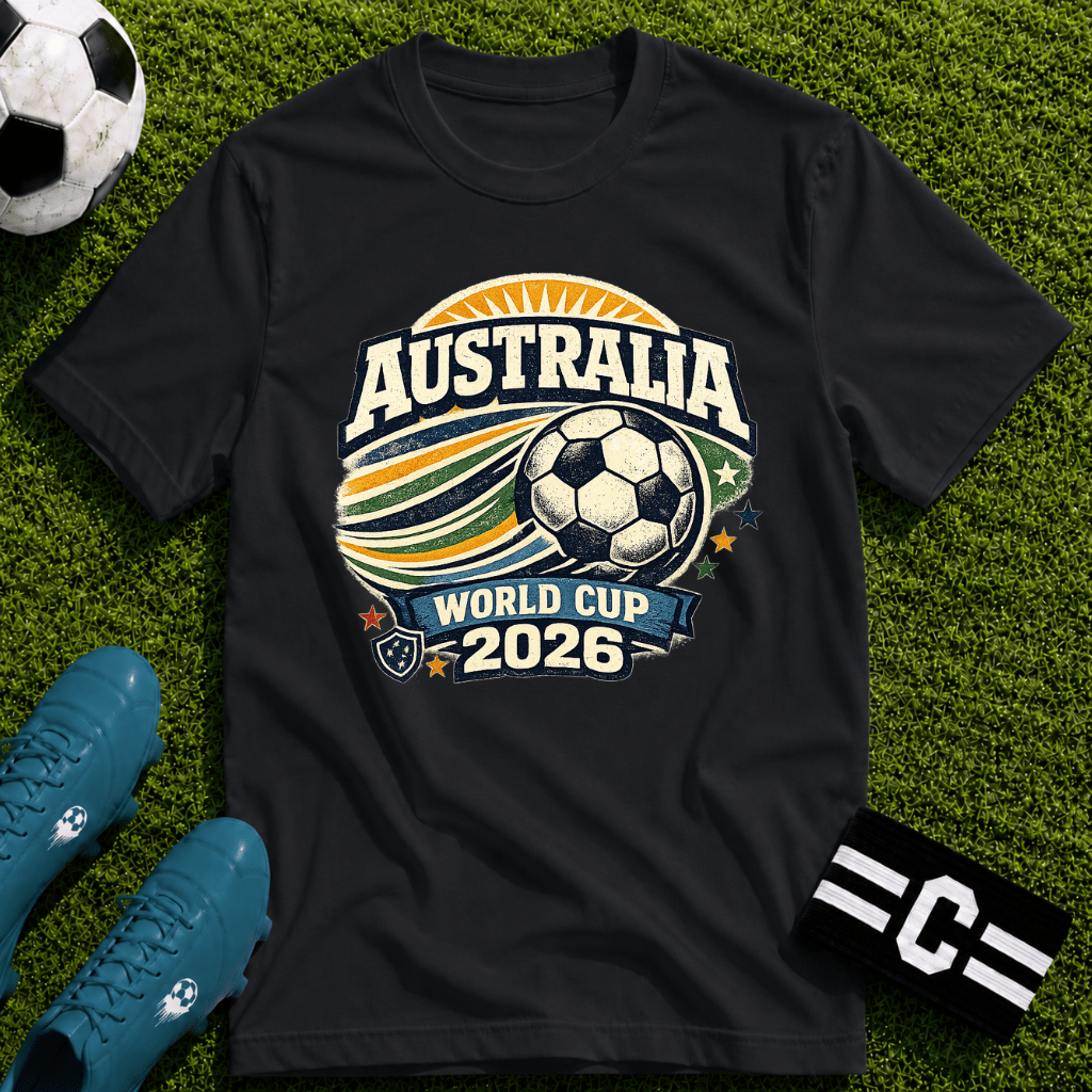 Australia 2026 World Cup RetroT-Shirt - soccer fan t-shirt | GoalRush Studio