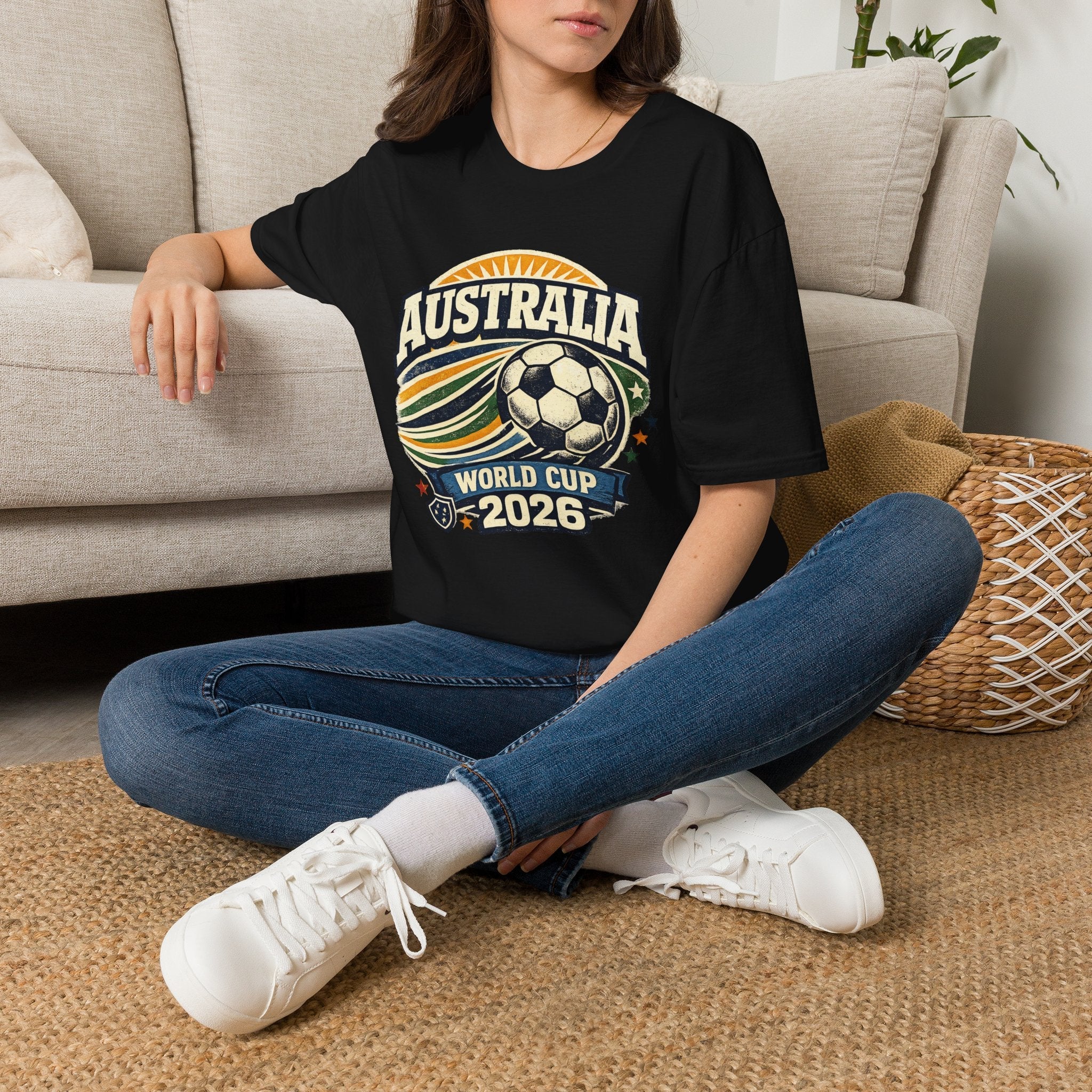 Australia 2026 World Cup Retro T-Shirt - soccer fan t-shirt | GoalRush Studio