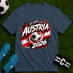 Austria 2026 World Cup Graphic T-Shirt - soccer fan t-shirt | GoalRush Studio
