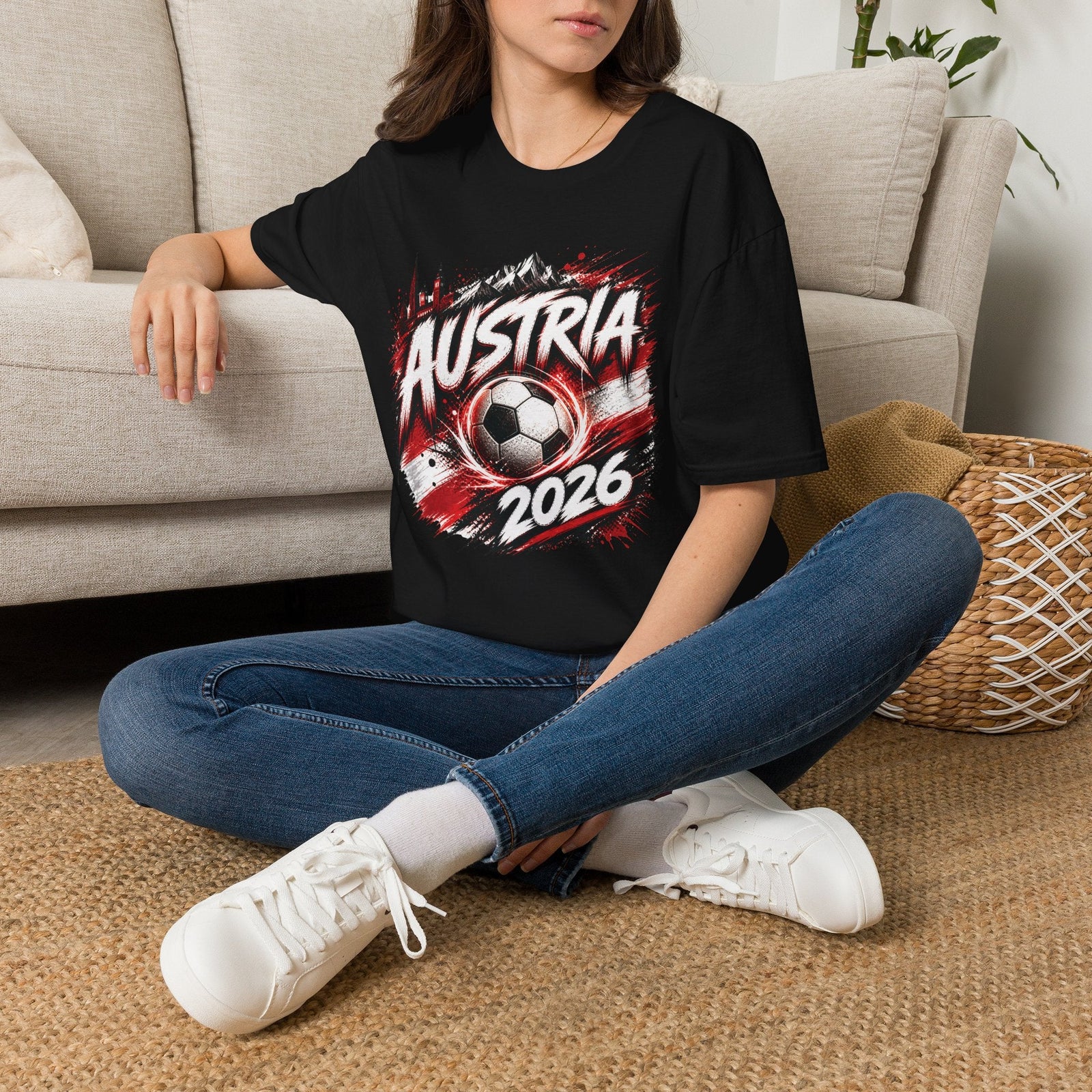 Austria 2026 World Cup Graphic T-Shirt - soccer fan t-shirt | GoalRush Studio