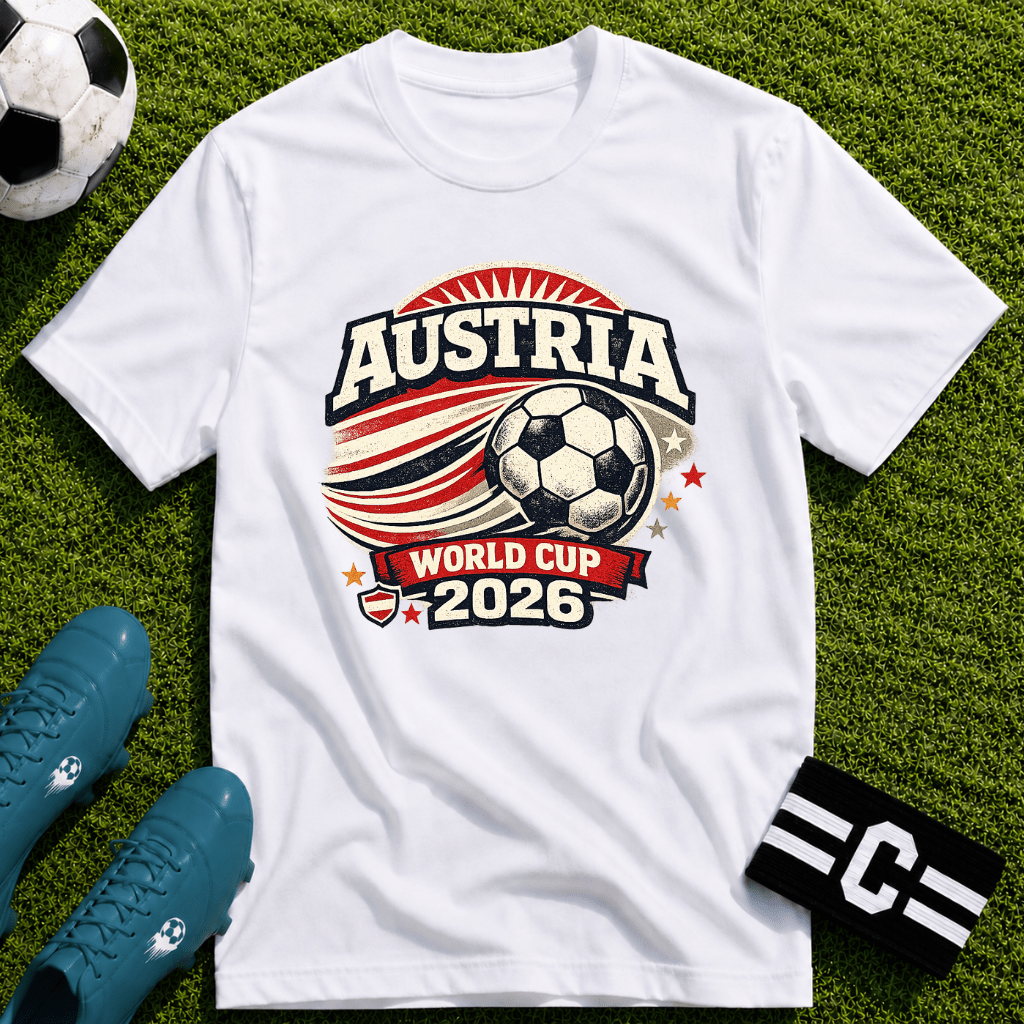 Austria 2026 World Cup Retro T-Shirt - soccer fan t-shirt | GoalRush Studio