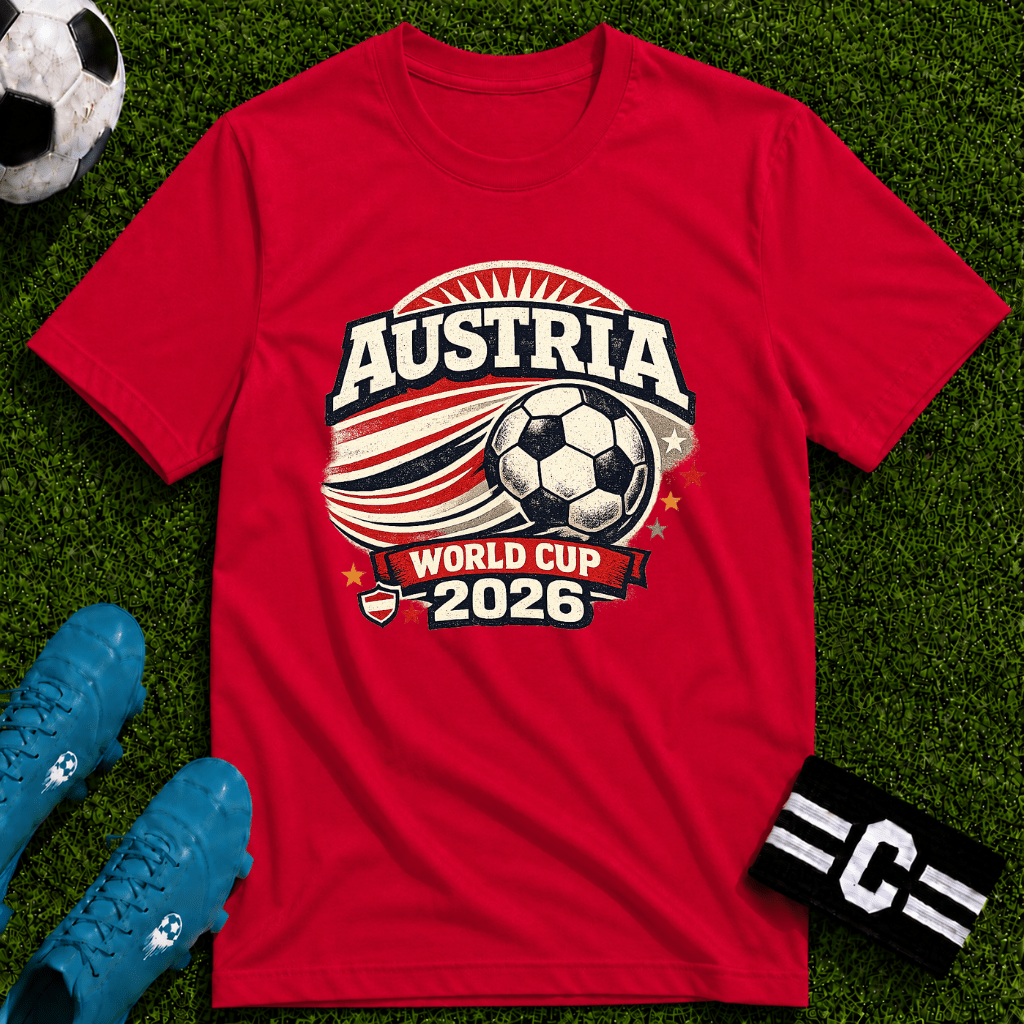 Austria 2026 World Cup Retro T-Shirt - soccer fan t-shirt | GoalRush Studio