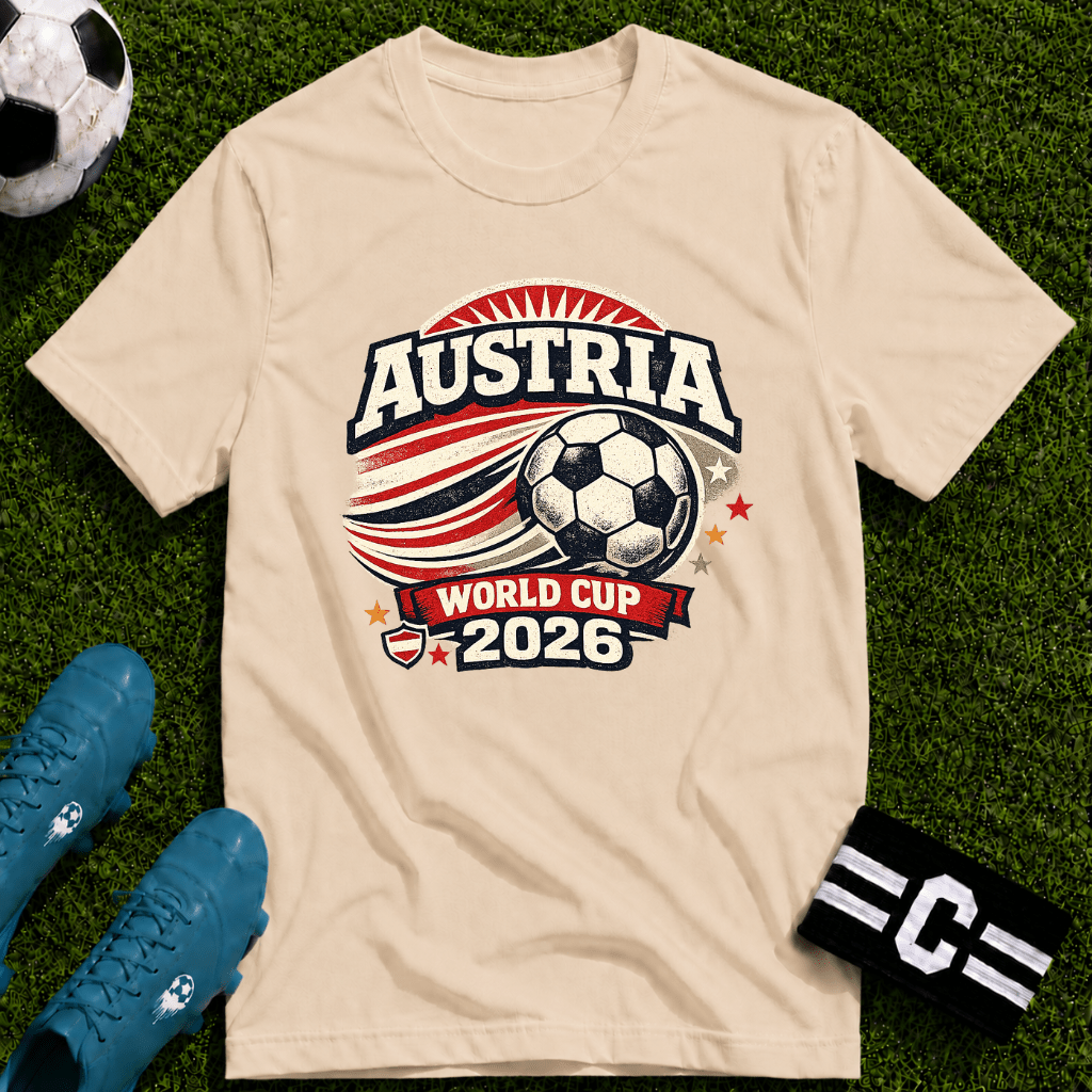 Austria 2026 World Cup Retro T-Shirt - soccer fan t-shirt | GoalRush Studio