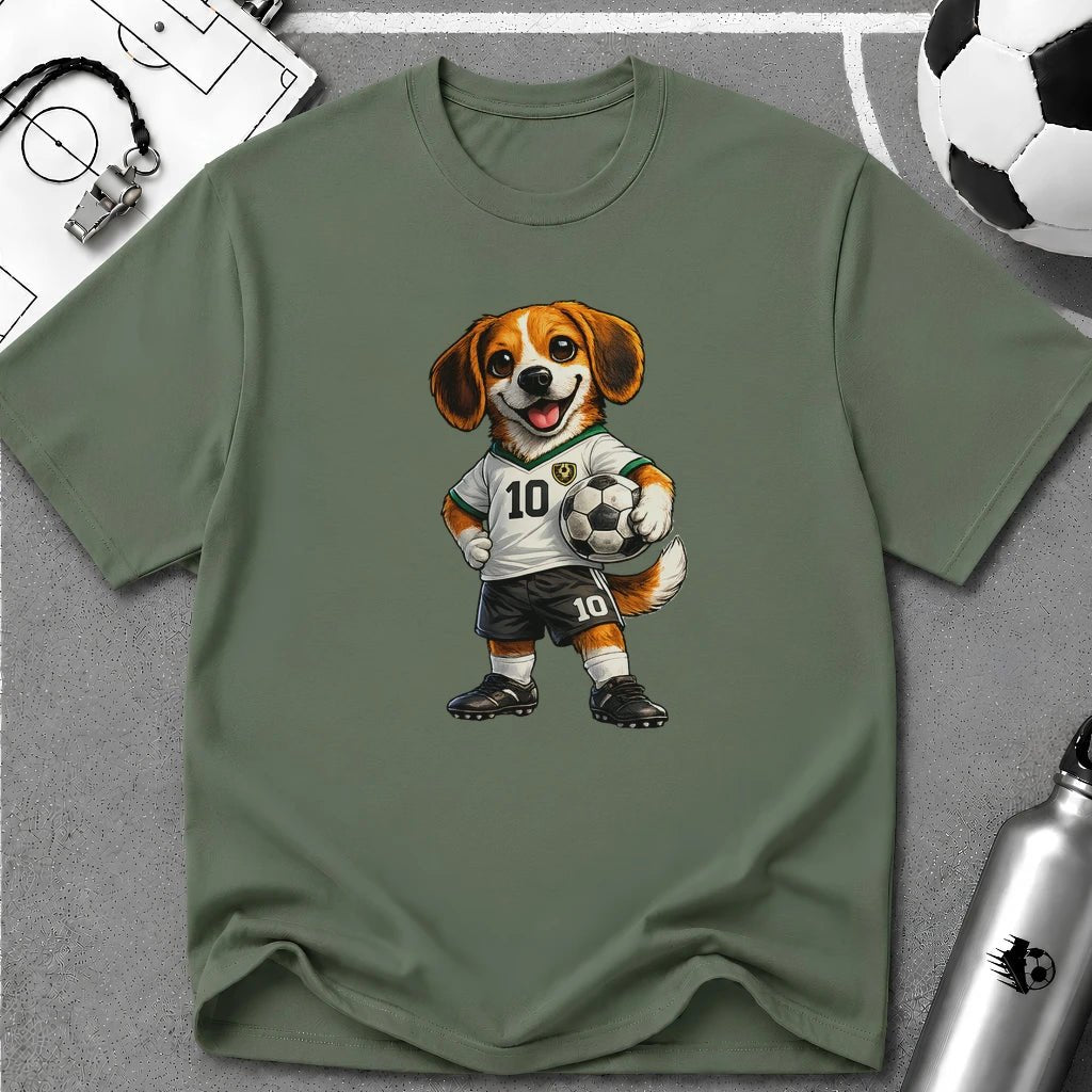 Beagle Soccer Player T-Shirt - soccer fan t-shirt | GoalRush Studio