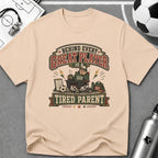 Behind Every Great Player Is a Tired Parent T-Shirt - soccer fan t-shirt | GoalRush Studio