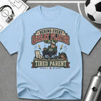 Behind Every Great Player Is a Tired Parent T-Shirt - soccer fan t-shirt | GoalRush Studio