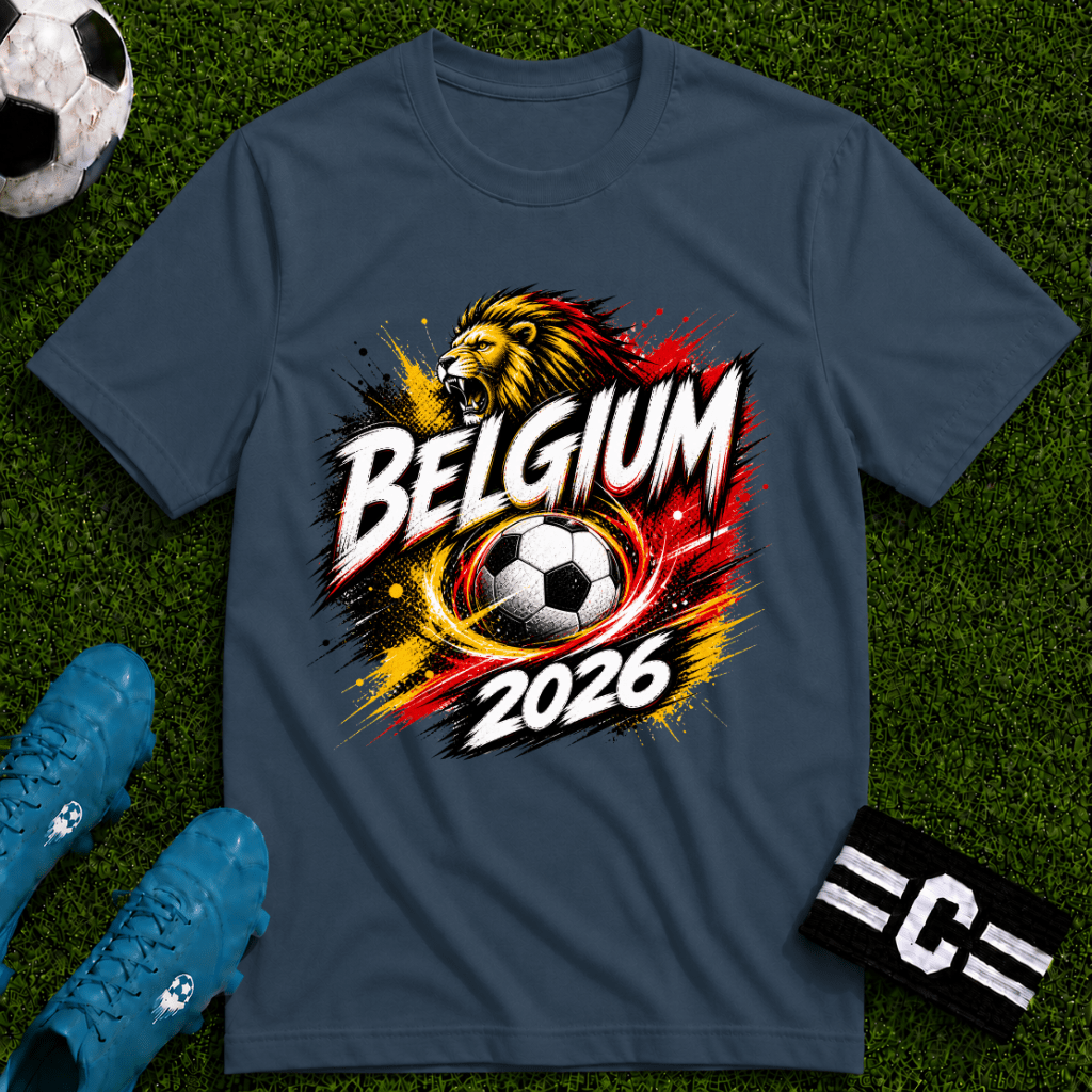 Belgium 2026 World Cup Graphic T-Shirt - soccer fan t-shirt | GoalRush Studio