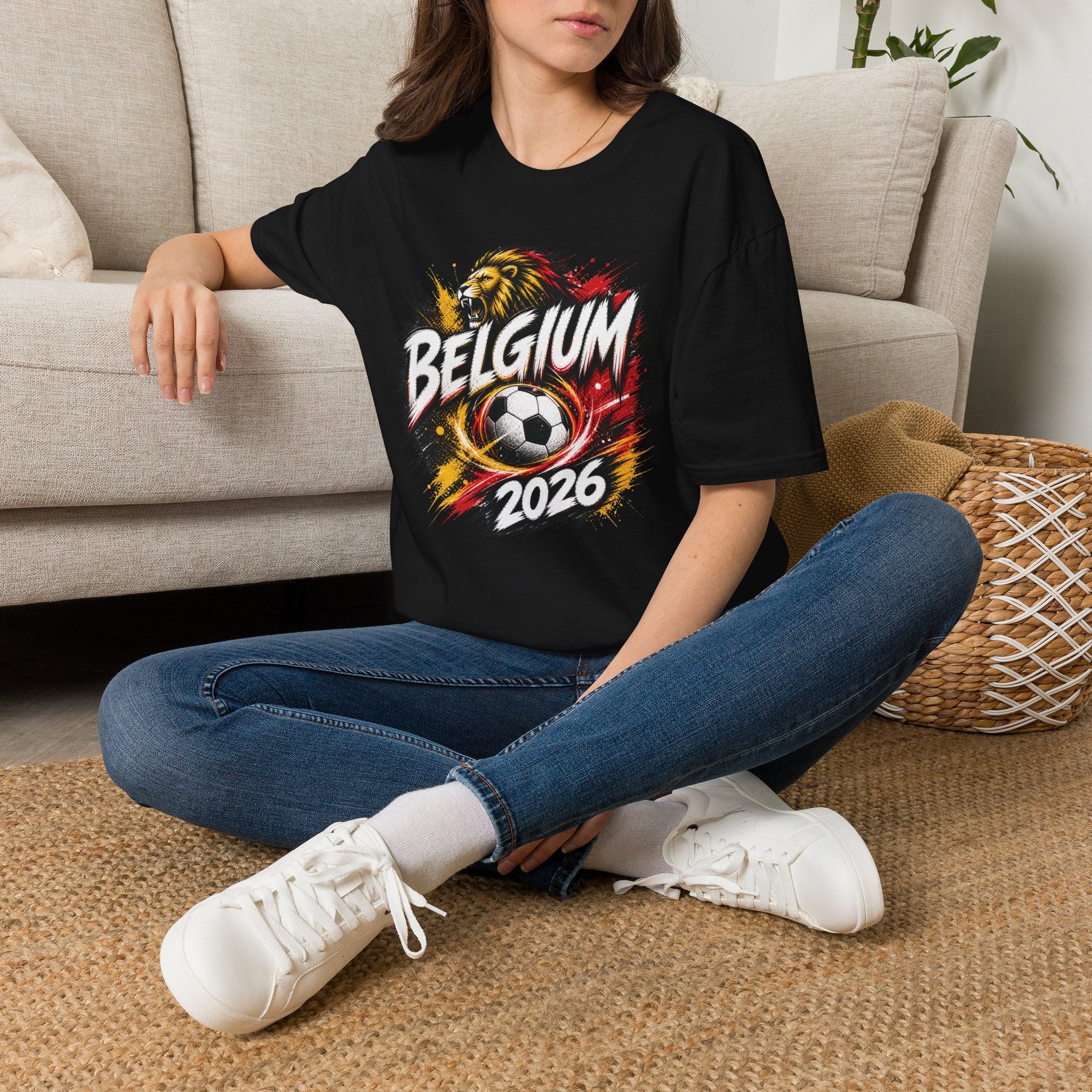 Belgium 2026 World Cup Graphic T-Shirt - soccer fan t-shirt | GoalRush Studio