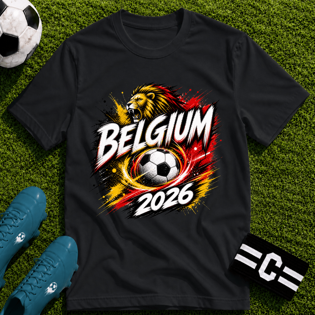 Belgium 2026 World Cup Graphic T-Shirt - soccer fan t-shirt | GoalRush Studio