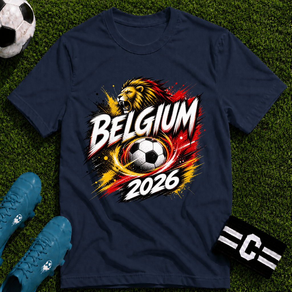 Belgium 2026 World Cup Graphic T-Shirt - soccer fan t-shirt | GoalRush Studio