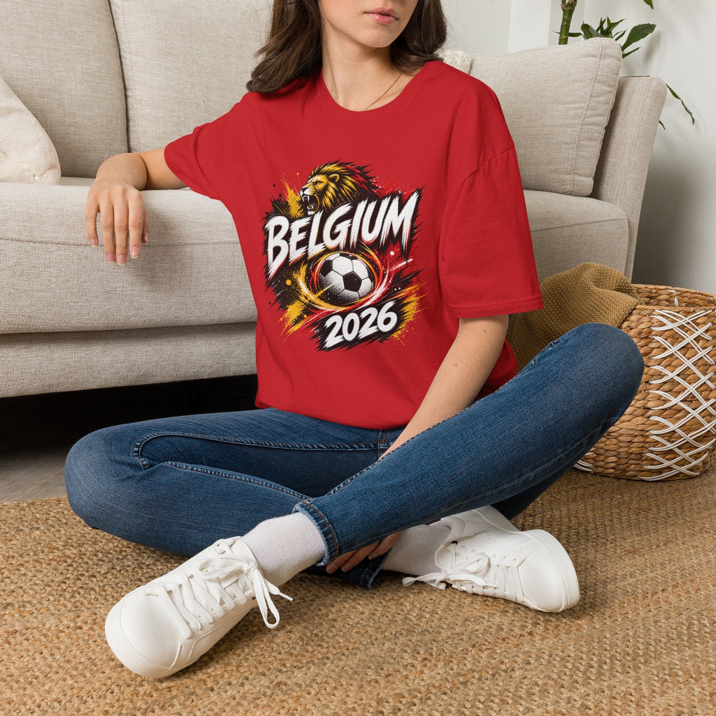 Belgium 2026 World Cup Graphic T-Shirt - soccer fan t-shirt | GoalRush Studio