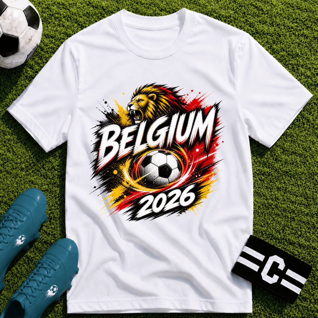 Belgium 2026 World Cup Graphic T-Shirt - soccer fan t-shirt | GoalRush Studio