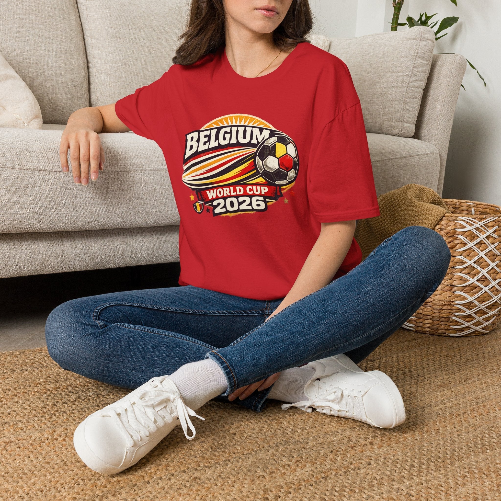 Belgium 2026 World Cup Retro T-Shirt - soccer fan t-shirt | GoalRush Studio