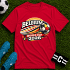 Belgium 2026 World Cup Retro T-Shirt - soccer fan t-shirt | GoalRush Studio