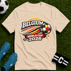 Belgium 2026 World Cup Retro T-Shirt - soccer fan t-shirt | GoalRush Studio