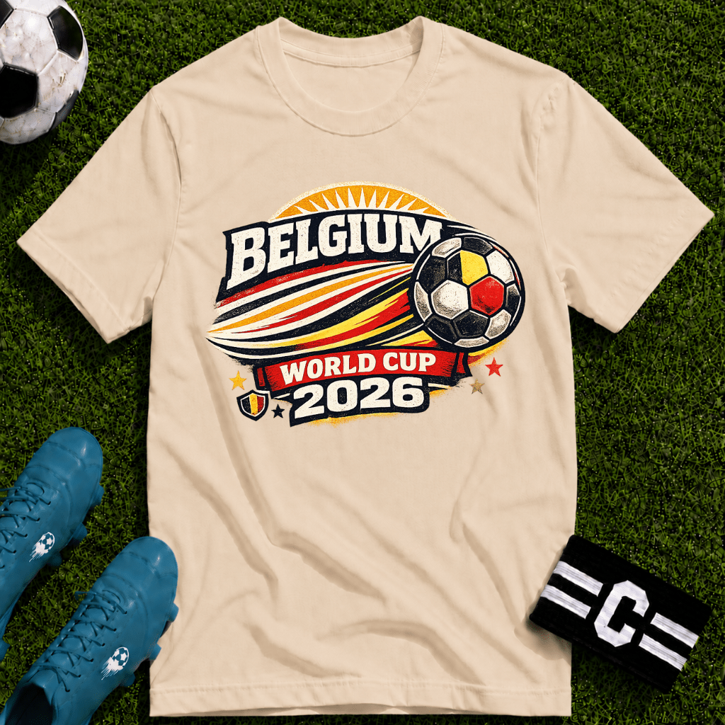 Belgium 2026 World Cup Retro T-Shirt - soccer fan t-shirt | GoalRush Studio