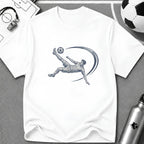 Bicycle Kick Detailed Ink Sketch T-Shirt - soccer fan t-shirt | GoalRush Studio