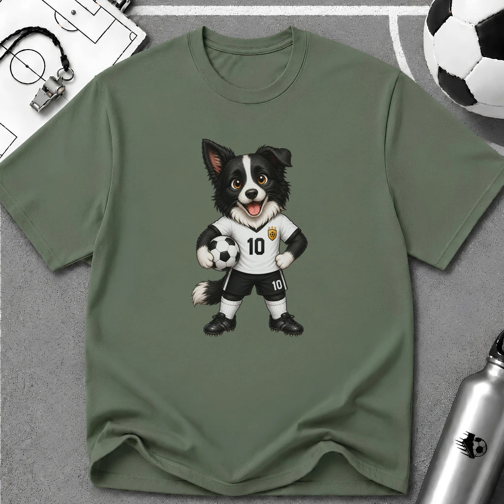Border Collie Soccer Player T-Shirt - soccer fan t-shirt | GoalRush Studio