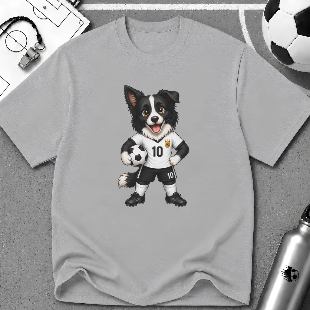 Border Collie Soccer Player T-Shirt - soccer fan t-shirt | GoalRush Studio