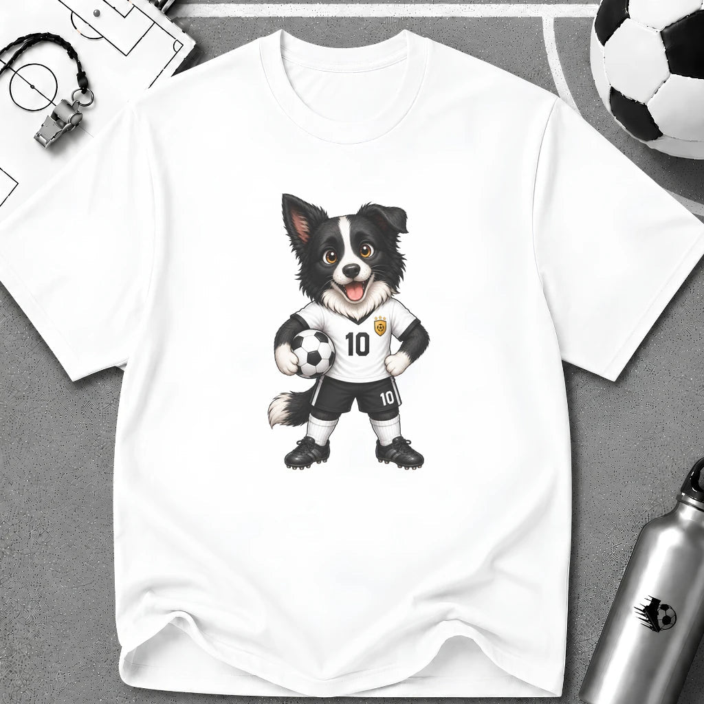 Border Collie Soccer Player T-Shirt - soccer fan t-shirt | GoalRush Studio