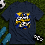 Bosnia and Herzegovina 2026 World Cup Graphic T-Shirt - soccer fan t-shirt | GoalRush Studio