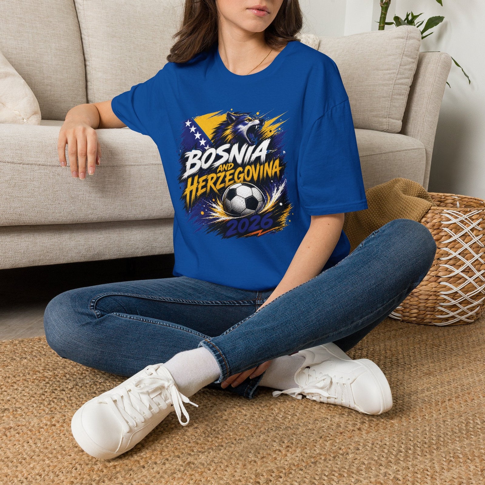 Bosnia and Herzegovina 2026 World Cup Graphic T-Shirt - soccer fan t-shirt | GoalRush Studio