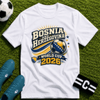 Bosnia and Herzegovina 2026 World Cup Retro T-Shirt - soccer fan t-shirt | GoalRush Studio