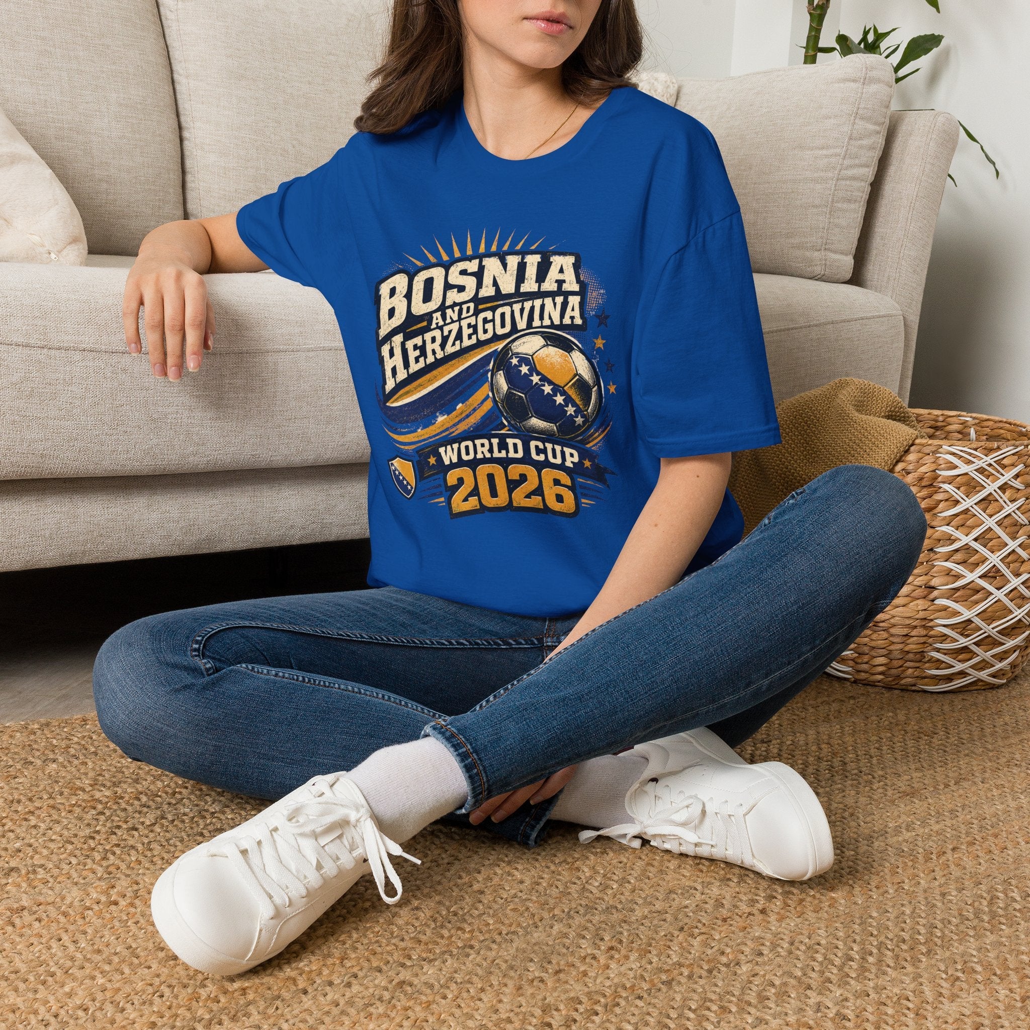 Bosnia and Herzegovina 2026 World Cup Retro T-Shirt - soccer fan t-shirt | GoalRush Studio