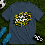 Brazil 2026 World Cup Graphic T-Shirt - soccer fan t-shirt | GoalRush Studio