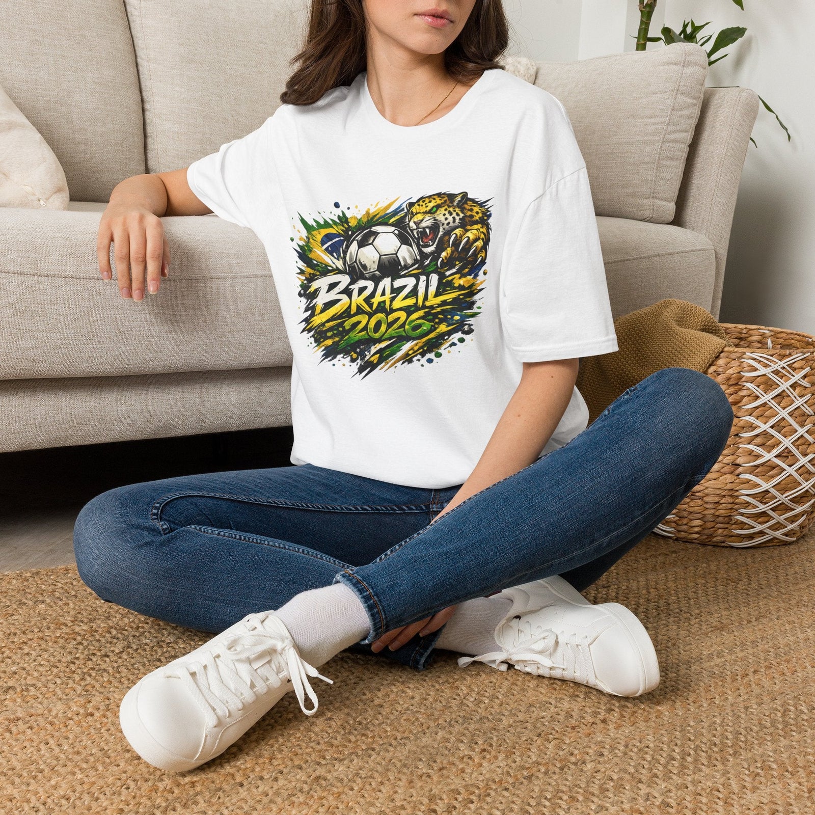 Brazil 2026 World Cup Graphic T-Shirt - soccer fan t-shirt | GoalRush Studio
