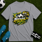 Brazil 2026 World Cup Graphic T-Shirt - soccer fan t-shirt | GoalRush Studio