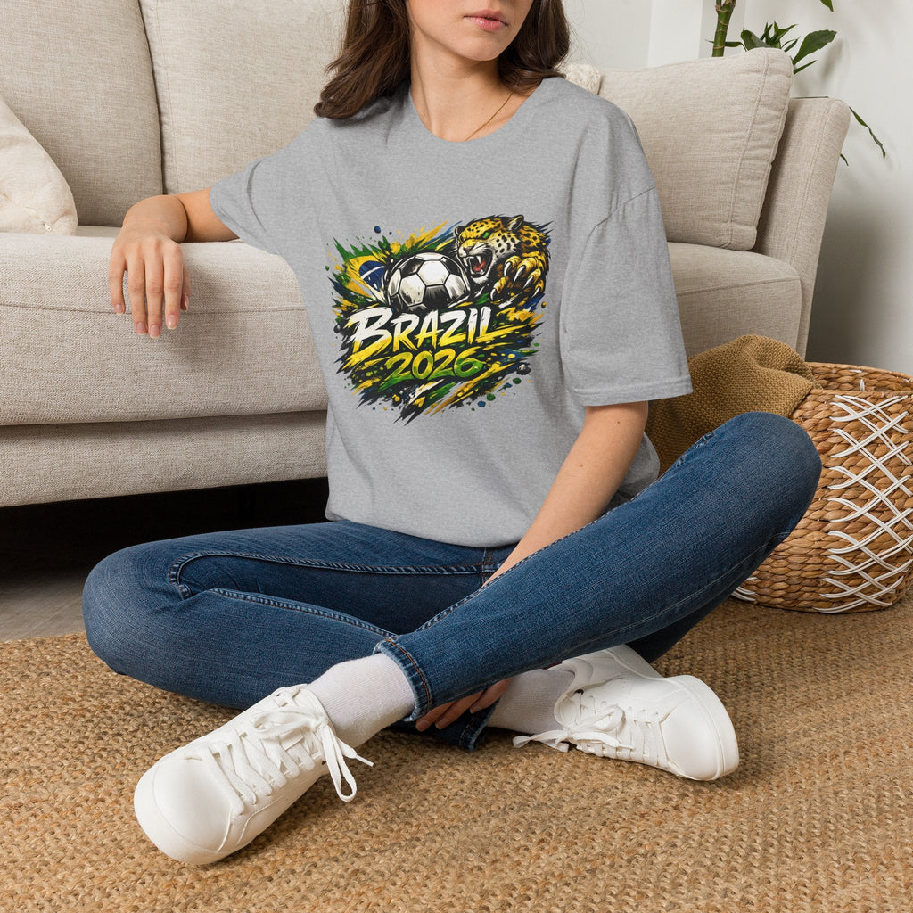 Brazil 2026 World Cup Graphic T-Shirt - soccer fan t-shirt | GoalRush Studio