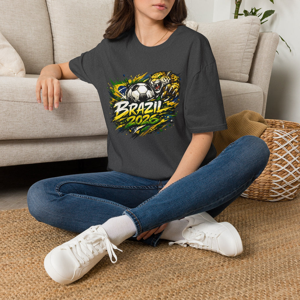 Brazil 2026 World Cup Graphic T-Shirt - soccer fan t-shirt | GoalRush Studio