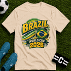 Brazil 2026 World Cup Retro T-Shirt - soccer fan t-shirt | GoalRush Studio
