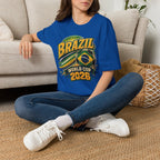 Brazil 2026 World Cup Retro T-Shirt - soccer fan t-shirt | GoalRush Studio