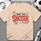 Built for Soccer Not for Cardio Graphic T-Shirt - soccer fan t-shirt | GoalRush Studio