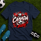 Canada 2026 World Cup Graphic T-Shirt - soccer fan t-shirt | GoalRush Studio